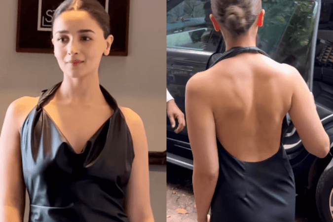 Alia Bhatt s black and bold outfit for a photoshoot fails to impress Doesn t have the body type to carry this IBTimes India