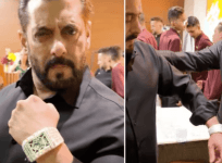 Salman Khan flaunts billionaire watch