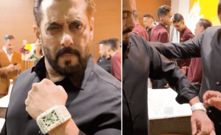 Salman Khan flaunts billionaire watch Salman Khan flaunts billionaire watch