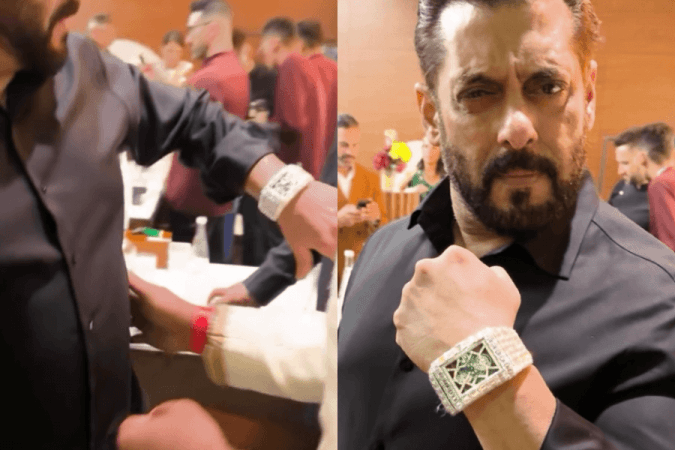 Salman Khan flaunts billionaire watch Salman Khan flaunts billionaire watch