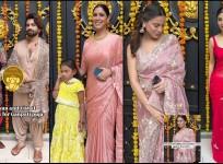 Ekta Kapoor's Ganesh Utsav: Chirag Paswan, Vishal Singh all smiles paps; Sakshi Tanwar poses with daugther; Sharaadha Arya hides her baby bump