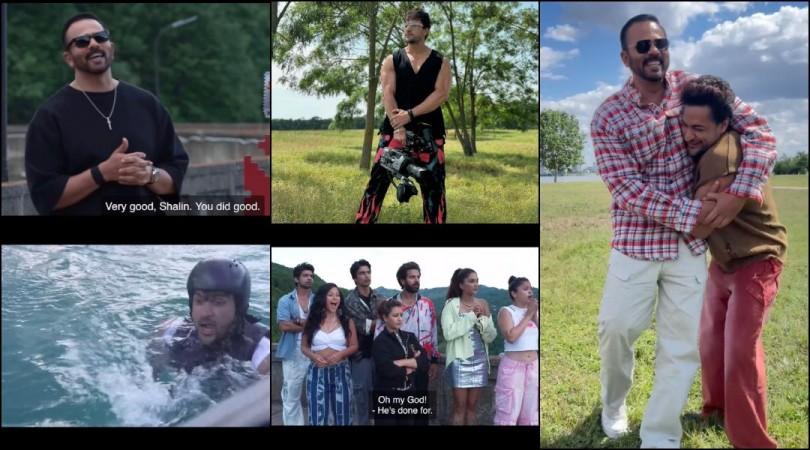 Rohit Shetty disappointed as Shalin Bhanot gets scared, aborts under ice-cold water task leading to exit from Khatron Ke Khiladi 14 Rohit Shetty disappointed as Shalin Bhanot gets scared, aborts under ice-cold water task leading to exit from Khatron Ke Khiladi 14