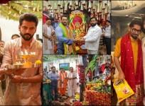 Salman Khan performs aarti, Eknath Shinde gives him silver Ganpati idol; Orry carries a 1.55 Lakh Chips Packet as a Clutch at Ganesh Utsav