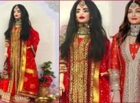 Aishwarya Rai Bachchan's doll inspired by Anant Ambani-Radhika Merchant's red Anarkali suit