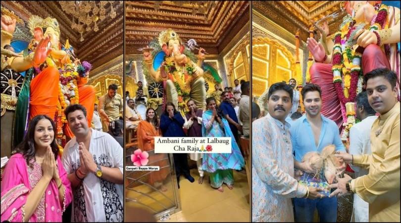 Celebs at Lalbaugh Cha Raja Celebs at Lalbaugh Cha Raja