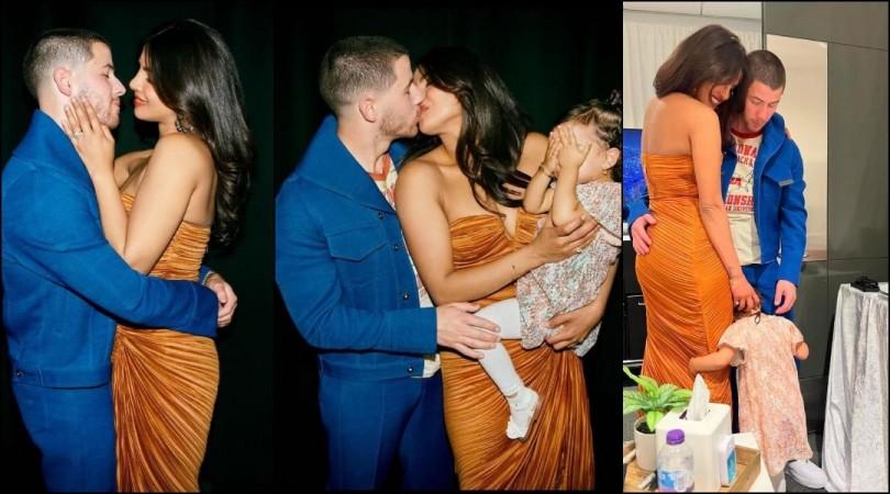 'Shameful, cringe': Fans irked as Priyanka Chopra locks lips with Nick Jonas on his birthday amid London concert, Malti Marie shuts her eyes 'Shameful, cringe': Fans irked as Priyanka Chopra locks lips with Nick Jonas on his birthday amid London concert, Malti Marie shuts her eyes