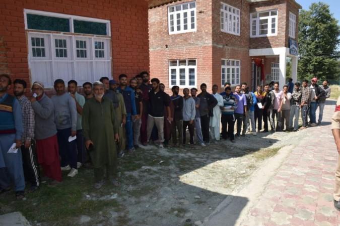 Polling in Kashmir