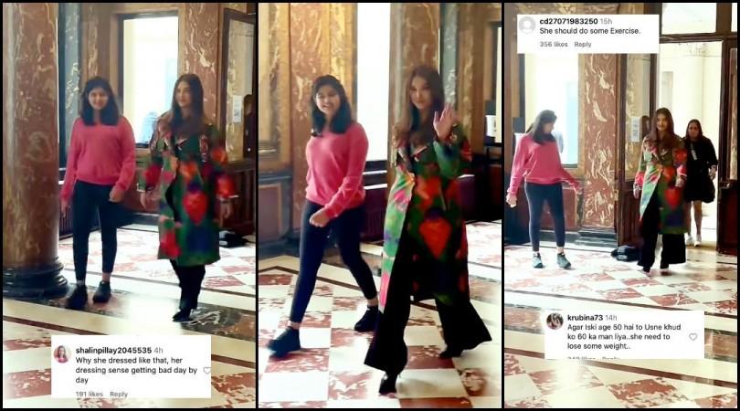 'Worst outfit, she should Exercise': Aishwarya Rai body shamed for wearing long overcoat as she arrives for Paris Fashion Week with daughter Aaradhya 'Worst outfit, she should Exercise': Aishwarya Rai body shamed for wearing long overcoat as she arrives for Paris Fashion Week with daughter Aaradhya