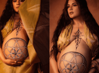 Richa Chadha maternity photoshoot