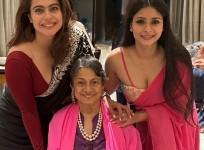 'Happy 18 Our evergreen, crazy, beautiful goddess': Kajol, Tanishaa celebrate mom Tanuja's 81st birthday