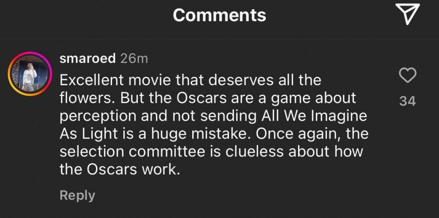 'Good film but underserving for Oscars': Netizens unhappy as Laapataa Ladies for being chosen as India's official Oscar entry over All We Imagine as Light 'Good film but underserving for Oscars': Netizens unhappy as Laapataa Ladies for being chosen as India's official Oscar entry over All We Imagine as Light