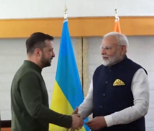 Zelensky mentioned his meeting with PM Modi Grateful for PM Modi's support for Ukraine's territorial integrity, says Zelensky