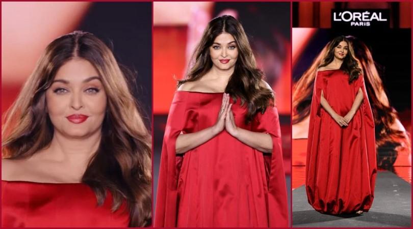 'Dirty dressing, looks like a curtain': Aishwarya Rai's satin off-shoulder red maxi ballon outfit disappoints; fans impressed with her grace, face card 'Dirty dressing, looks like a curtain': Aishwarya Rai's satin off-shoulder red maxi ballon outfit disappoints; fans impressed with her grace, face card