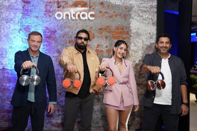 Jake Dyson, Chief Engineer, Dyson; Badshah, music icon; Shai, Singer- Songwriter and Ankit Jain, Managing Director, Dyson India, unveiled the Dyson OnTrac headphones in India