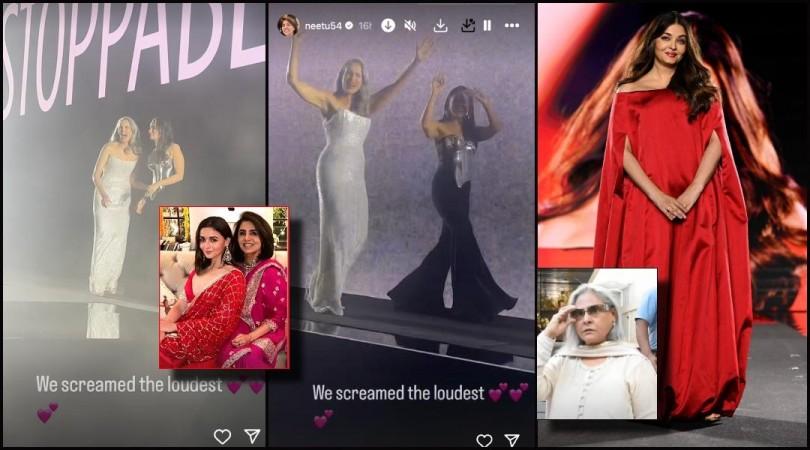 'Jaya Bachchan never cheered for Aishwarya Rai': Fans react as Neetu Kapoor cheers loudest for her bahu Alia Bhatt at Paris Fashion Week