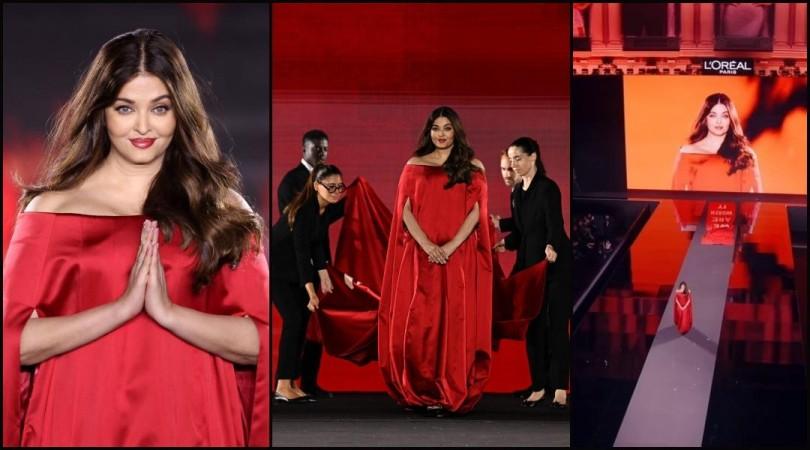 'What happened to her face?: Fans notice as Aishwarya Rai pulls off her ramp walk with panache despite wardrobe malfunction 'What happened to her face?: Fans notice as Aishwarya Rai pulls off her ramp walk with panache despite wardrobe malfunction
