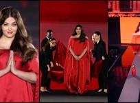 'What happened to her face?: Fans notice as Aishwarya Rai pulls off her ramp walk with panache despite wardrobe malfunction