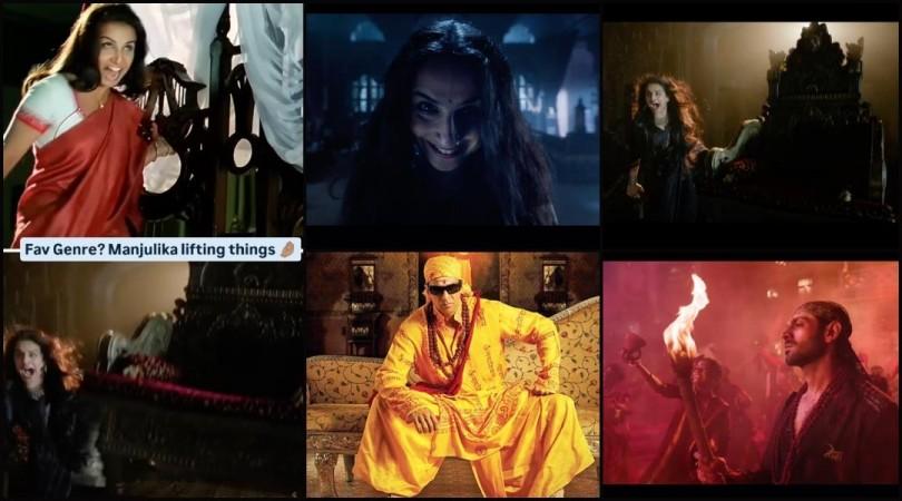 'Looks like parody of original': OG Manjulika Vidya Balan's face off with Rooh Baba Kartik Aaryan in spook fest Bhool Bhulaiyaa 3 teaser fails to impress fans 'Looks like parody of original': OG Manjulika Vidya Balan's face off with Rooh Baba Kartik Aaryan in spook fest Bhool Bhulaiyaa 3 teaser fails to impress fans