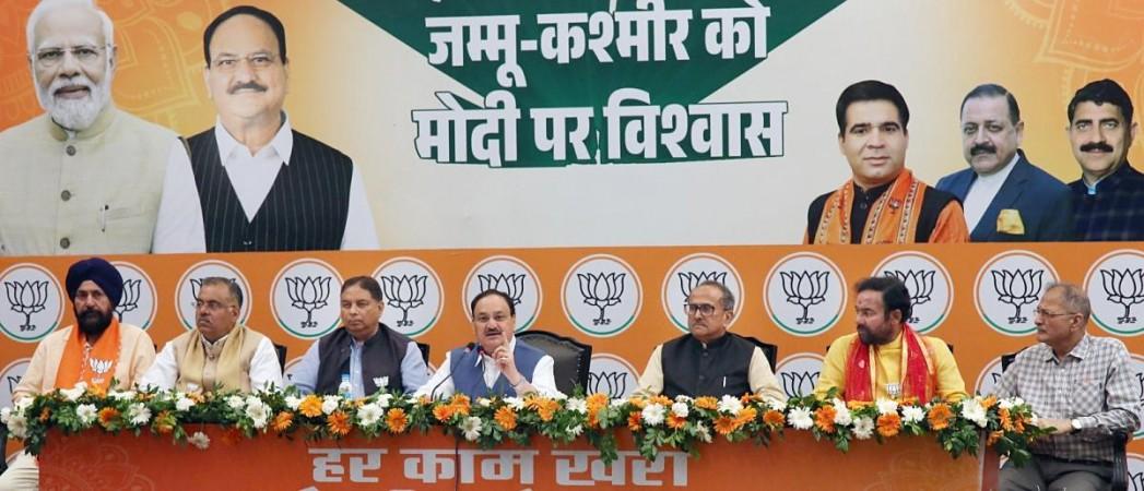 Nadda accuses NC, Congress of advancing Pakistan's agenda in J&K