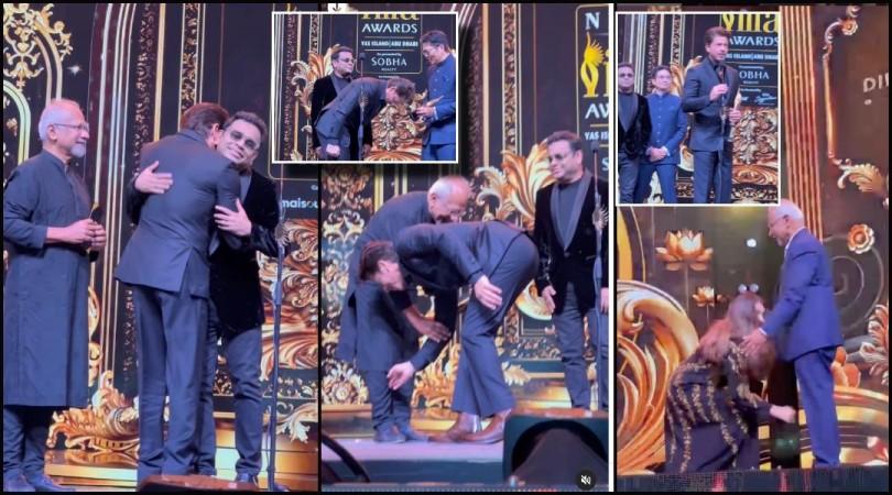 'Was going through a tough time while making Jawan': SRK gets emotional touches Mani Ratnam's feet, hugs him as he wins Best Actor award 'Was going through a tough time while making Jawan': SRK gets emotional touches Mani Ratnam's feet, hugs him as he wins Best Actor award