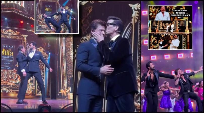 IIFA 2024: Karan Johar kisses SRK, touches his feet; Vicky Kaushal dances to 'OO Antava' with King Khan IIFA 2024: Karan Johar kisses SRK, touches his feet; Vicky Kaushal dances to 'OO Antava' with King Khan