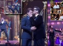 IIFA 2024: Karan Johar kisses SRK, touches his feet; Vicky Kaushal dances to 'OO Antava' with King Khan