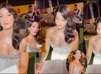 'Vulgar, awful': Papraazi zooms in on Nora Fatehi at inappropriate angles as she gives autographs to young male fans; leaves internet disgusted