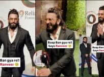 'Baap ban gaya re': Ranveer Singh jumps in joy; hugs paps as he attends first event after becoming father; fans call him 'best dad ever'