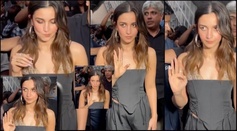 'Why's she making a weird face? full of attitude:' Alia Bhatt gestures media to stop clicking her pictures as she walks towards her car after shoot [Reactions]