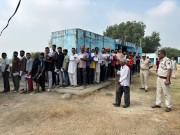 Border polling booth