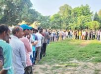 Border polling booth