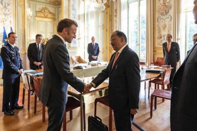 India and France intensify strategic partnership as NSA Doval calls on French President Macron in Paris India and France intensify strategic partnership as NSA Doval calls on French President Macron in Paris