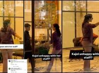 'Arrogant like Jaya Bachchan': Angry Kajol avoids paps, rushes inside a building and lashes out at her staff member pointing towards media; fans react