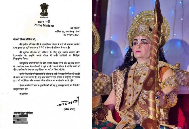 PM Modi writes to family after Delhi man dies performing Ramleela on stage PM Modi writes to family after Delhi man dies performing Ramleela on stage