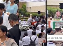 Farewell to Titan: Ratan Tata wrapped in Tricolour, visionary Businessman's mortal remains kept for Antim Darshan