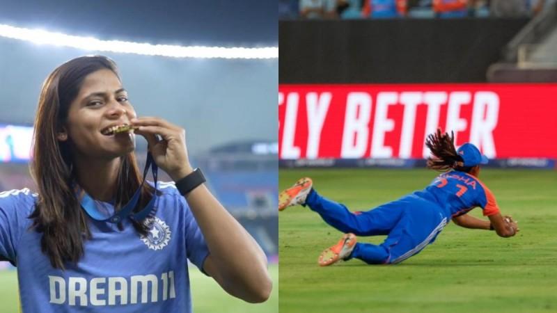 Radha Yadav wins fielder of the match honour for stunning catch against SL Radha Yadav wins fielder of the match honour for stunning catch against SL