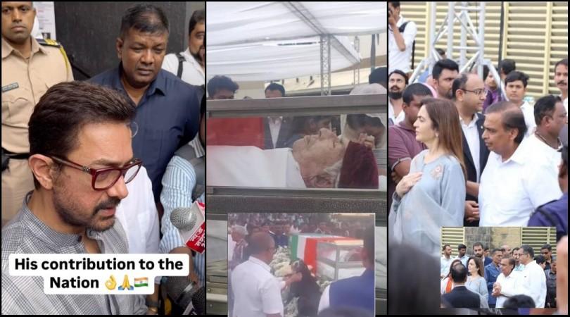 Aamir Khan, Ambanis, Piyush Goyal, Ratan Tata's pet dog Goa and others pay last respects to Ratan Tata at Mumbai's NCPA Lawn Aamir Khan, Ambanis, Piyush Goyal, Ratan Tata's pet dog Goa and others pay last respects to Ratan Tata at Mumbai's NCPA Lawn