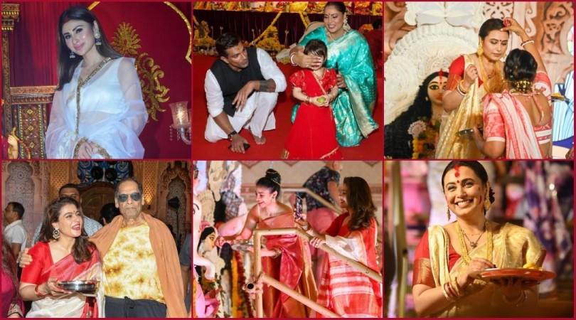 Durga Puja 2024 Highlights: Rani Mukerji, Kajol perform Sindoor Khela, Mouni Roy looks stunning as she dons sindoor Durga Puja 2024 Highlights: Rani Mukerji, Kajol perform Sindoor Khela, Mouni Roy looks stunning as she dons sindoor