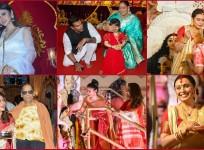 Durga Puja 2024 Highlights: Rani Mukerji, Kajol perform Sindoor Khela, Mouni Roy looks stunning as she dons sindoor