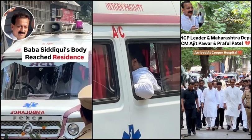 Baba Siddique shot dead in Mumbai :Mortal remains of politician reaches residence; NCP leader to be cremated with full state honours Baba Siddique shot dead in Mumbai :Mortal remains of politician reaches residence; NCP leader to be cremated with full state honours