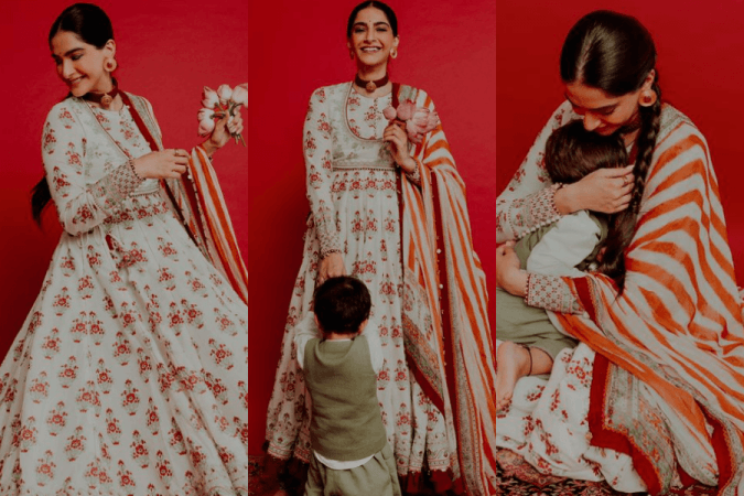 Sonam Kapoor Dussehra pic Sonam Kapoor Dussehra pic
