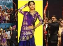 'Bebo copied Madhuri Dixit's HAHK's outfit': Fans notice as Ajay Devgn, Rohit Shetty, and Kareena Kapoor Khan perform Ravan Dahan at Lav Kush Ramlila in Delhi