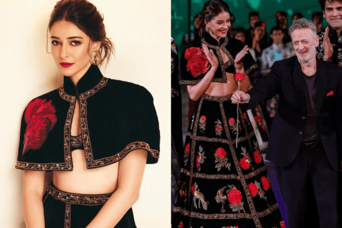 Ananya Panday walks the ramp at Lakme Fashion Week for Rohit Bal Ananya Panday walks the ramp at Lakme Fashion Week for Rohit Bal