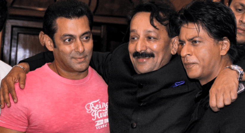 Salman Khan, Baba Siddique, Shah Rukh Khan Salman Khan, Baba Siddique, Shah Rukh Khan