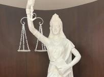 Lady Justice in SC library now holds a Constitution with open eyes