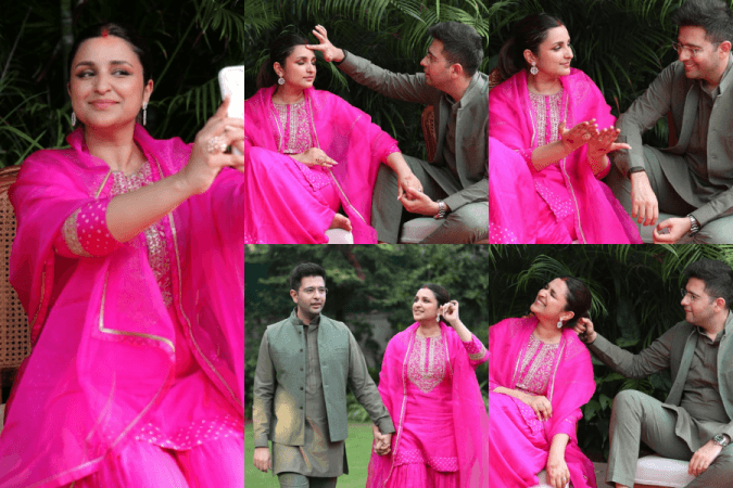 Parineeti Chopra and Raghav Chadha Karwa Chauth Parineeti Chopra and Raghav Chadha Karwa Chauth
