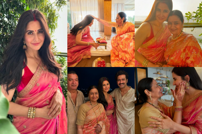 Katrina Kaif and Vicky Kaushal Karwa Chauth Katrina Kaif and Vicky Kaushal Karwa Chauth