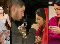 'Her original jawline is back?': Netizens notice as Priyanka Chopra edited pics with face fat while celebrating Karwa Chauth in red tracksuit with Nick Jonas