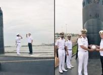 Russian submarine Ufa receives warm welcome at Kochi port