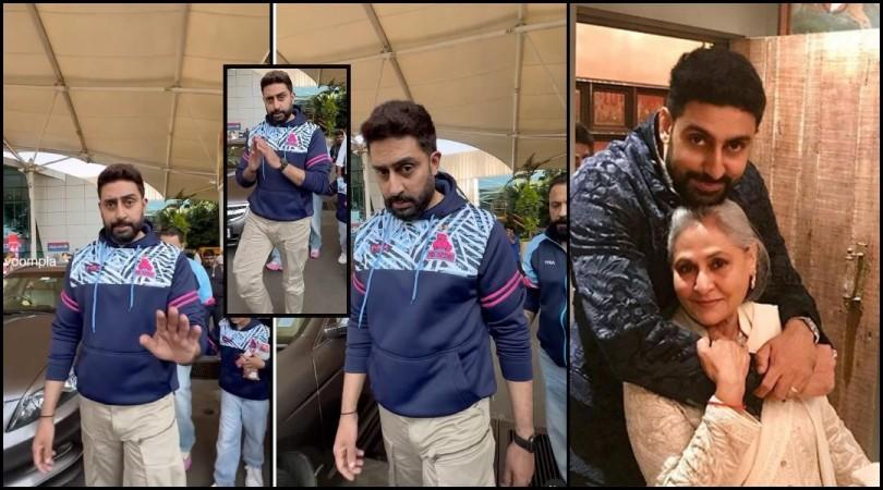 'Rude, just like his mom Jaya Bachchan': Angry Abhishek Bachchan shoves paps, tells them 'bas ho gaya' at Mumbai airport; gets trolled 'Rude, just like his mom Jaya Bachchan': Angry Abhishek Bachchan shoves paps, tells them 'bas ho gaya' at Mumbai airport; gets trolled